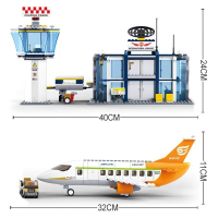 Конструктор &laquo;Международный аэропорт&raquo;, 678 деталей