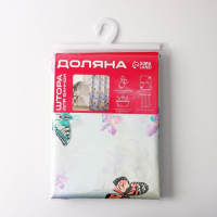 Штора для ванны Доляна &laquo;Бабочки в небе&raquo;, 165&times;180 см, полиэстер