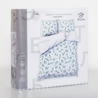 Постельное бельё &laquo;Этель&raquo; 1.5 сп Листья эвкалипта 143*215 см,150*214 см, 70*70 см 2 шт