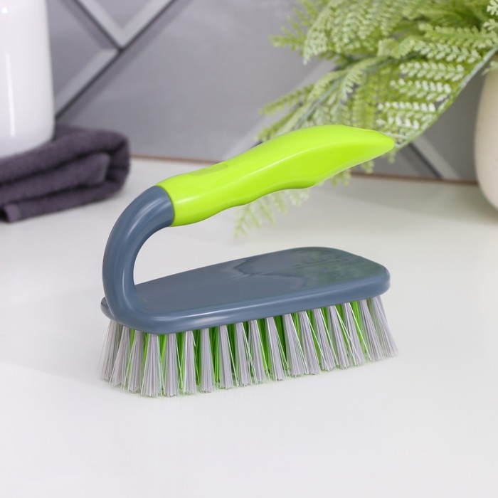 Щётка - утюжок Доляна Green day, 15,5×6,5×10 см, анатомическая ручка Щётка - утюжок Доляна Green day, 15,5×6,5×10 см, анатомическая ручка