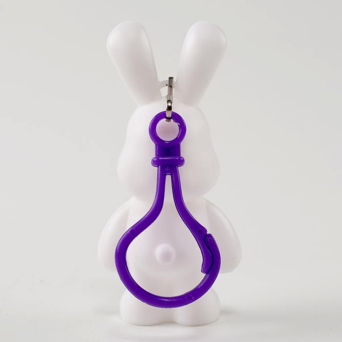 Алмазный брелок &laquo;Зайка&raquo;, цвет розовый, своими руками