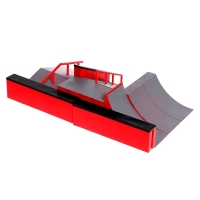 Набор скейт-парк &laquo;Экстремал&raquo;, фингерборд и фингербайк