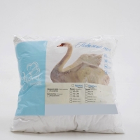 Подушка Эконом Лебяжий пух 70x70см, полиэфирное волокно, вес 480г Подушка Эконом Лебяжий пух 70x70см, полиэфирное волокно, вес 480г