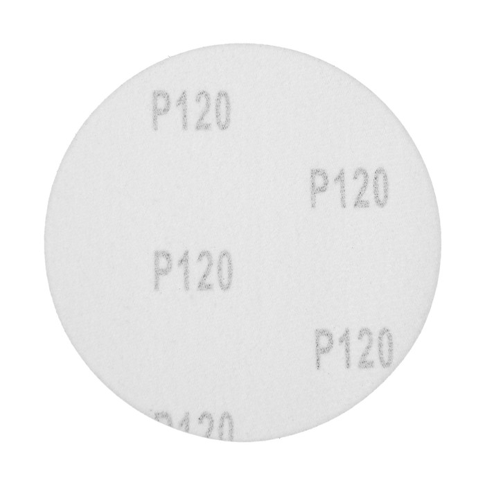 Круг абразивный шлифовальный под "липучку" ТУНДРА, 125 мм, Р120, 10 шт.