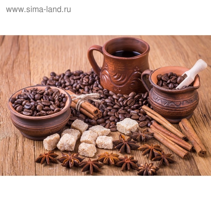 Картина на подрамнике Картина на подрамнике "Кофе с пряностями" 40*50 см