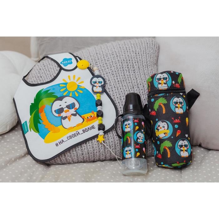 Термо-чехол для бутылочки &laquo;ТРЕНД. Пингвин&raquo;, форма тубус