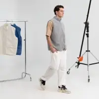 Жилет унисекс Oblako, светло-серый, размер ХS/S