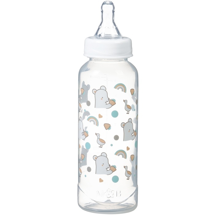Набор бутылочек для кормления &laquo;Медвежонок&raquo; 150 и 250 мл, серия Basic, прямые, МИКС