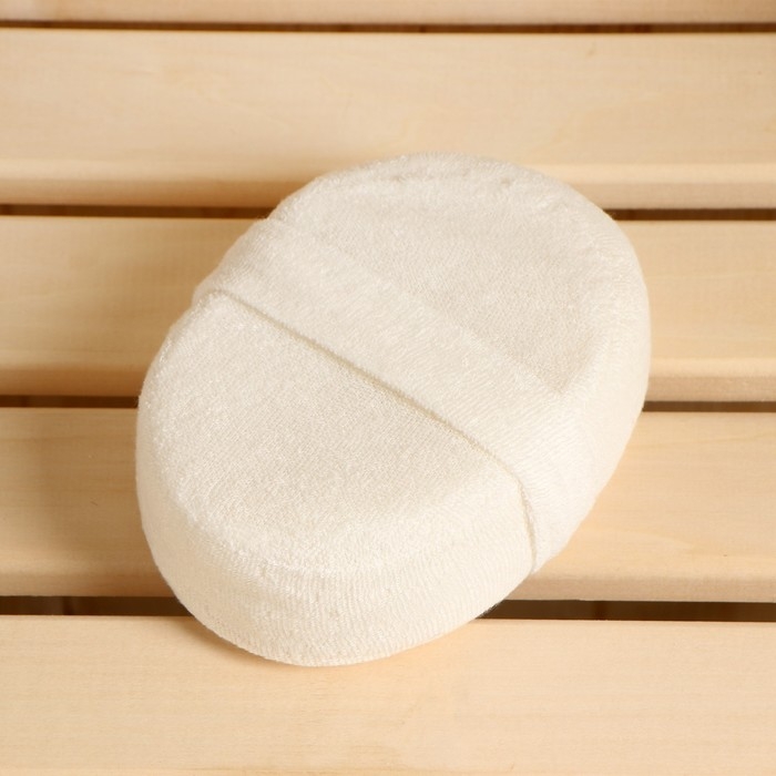 Мочалка спонж мягкая, люфа, 11&times;15см