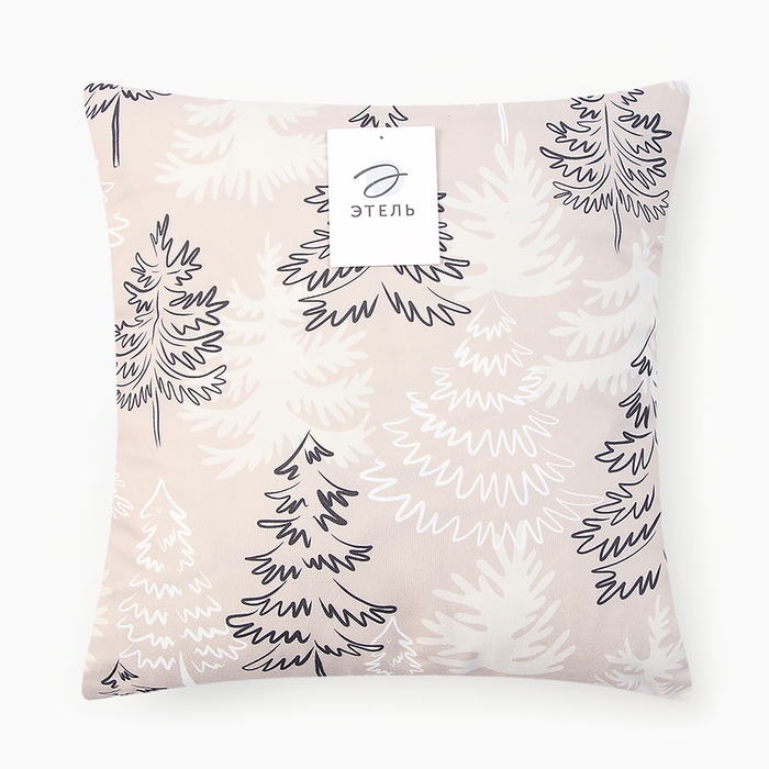 Новый год. Чехол на подушку Этель Новый год. Чехол на подушку Этель "Зимний лес" 40х40см,100% п/э
