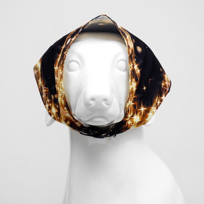 Новый год. Бандана для животных Новый год. Бандана для животных "Merry christmas", размер L (ОШ до 62 см)