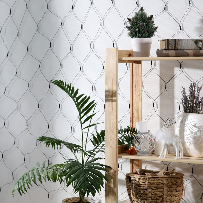 Гирлянда &laquo;Сеть&raquo; 2 &times; 2 м, IP20, тёмная нить, 224 LED, свечение мульти, 8 режимов, 220 В