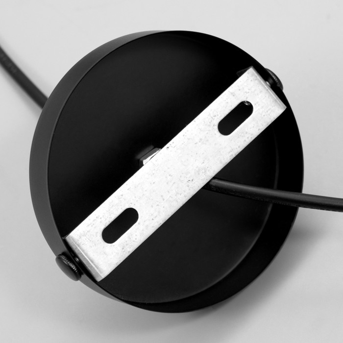 Светильник Светильник "Лампа" 1х60Вт Е27 черный/медь 12х12х18см