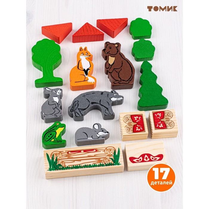 Конструктор &laquo;Сказки. Теремок&raquo;, 17 элементов