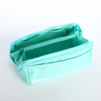 Косметичка на молнии, цвет зелёный Косметичка на молнии, цвет зелёный