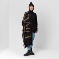 Шарф женский двусторонний MIST хаки, размер 47*226см Шарф женский двусторонний MIST хаки, размер 47*226см