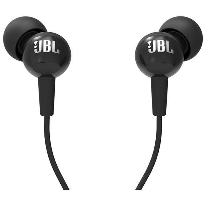 Наушники JBL С100SI, вакуумные, микрофон, 100дБ, 16 Ом, 3.5 мм, 1.2 м, черные Наушники JBL С100SI, вакуумные, микрофон, 100дБ, 16 Ом, 3.5 мм, 1.2 м, черные