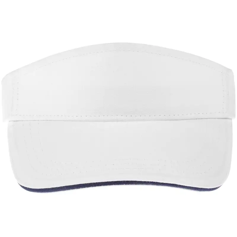 Козырек Active, белый с темно-синим кантом Козырек Active, белый с темно-синим кантом