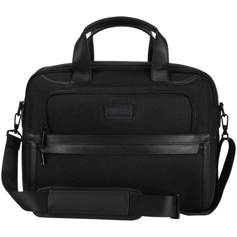 Сумка для ноутбука Santiago Nylon, черная Сумка для ноутбука Santiago Nylon, черная