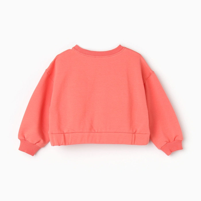 Комплект для девочки (свитшот, брюки), цвет тёмно-персиковый, рост 98 см Комплект для девочки (свитшот, брюки), цвет тёмно-персиковый, рост 98 см