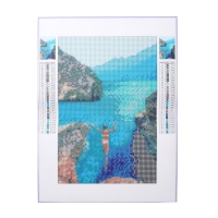 Алмазная мозаика с полным заполнением на холсте «Прыжок», 20 х 30 см Алмазная мозаика с полным заполнением на холсте «Прыжок», 20 х 30 см