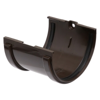 Соединитель желобов D&ouml;cke STANDARD, Коричневый, 120мм.