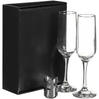 Набор для шампанского Isabella, в черной упаковке