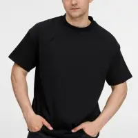 Футболка оверсайз унисекс Sinkopa, черная, размер XS/S