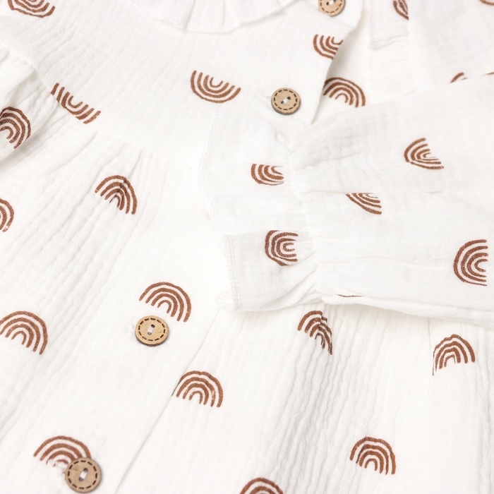 Пижама детская (рубашка и брюки) KAFTAN "Радуга" р.34 (122-128 см)