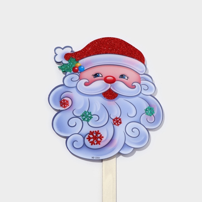 Топпер светящийся Топпер светящийся "Дедушка мороз" 21х73 см