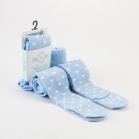 Колготки Крошка Я &laquo;Панда&raquo;, цвет голубой, рост 98-104 см