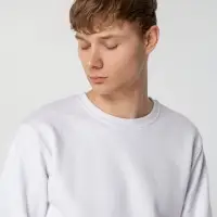 Толстовка Unit Toima Heavy белая, размер 3XL