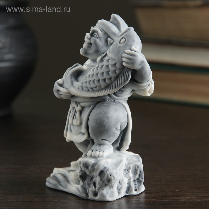 Сувенир Сувенир "Эбису со священной рыбой Тай" 9см