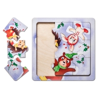 Пазл &laquo;Новогодняя прогулка&raquo;