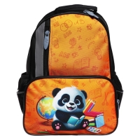Рюкзак школьный, 37 х 26 х 13 см, эргономичная спинка, Calligrata ОРТ "Панда" Рюкзак школьный, 37 х 26 х 13 см, эргономичная спинка, Calligrata ОРТ "Панда"