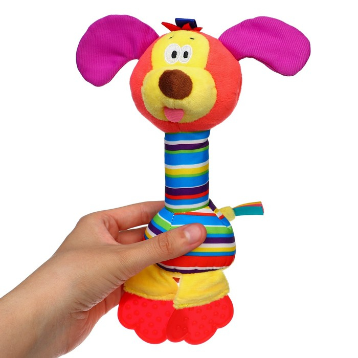 Погремушка мягкая «Малыши», с эластичными элементами, виды МИКС, Крошка Я Погремушка мягкая «Малыши», с эластичными элементами, виды МИКС, Крошка Я