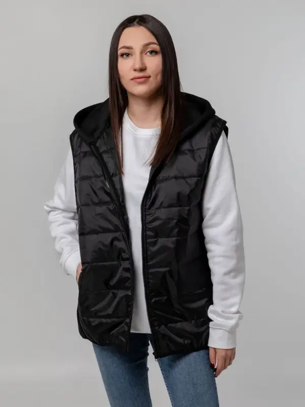 Жилет Orkney с капюшоном, черный, размер M/L