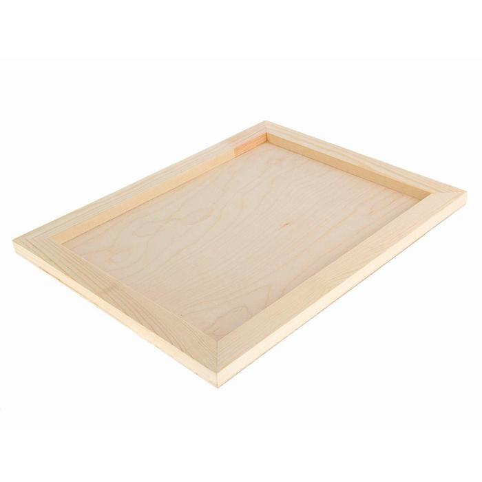 Планшет деревянный 40 х 50 х 2 см, фанера (для рисования эпоксидной смолой)