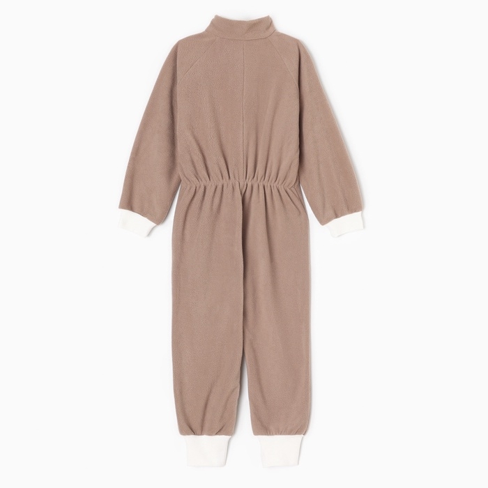 Комбинезон детский, цвет коричневый, рост 110 см