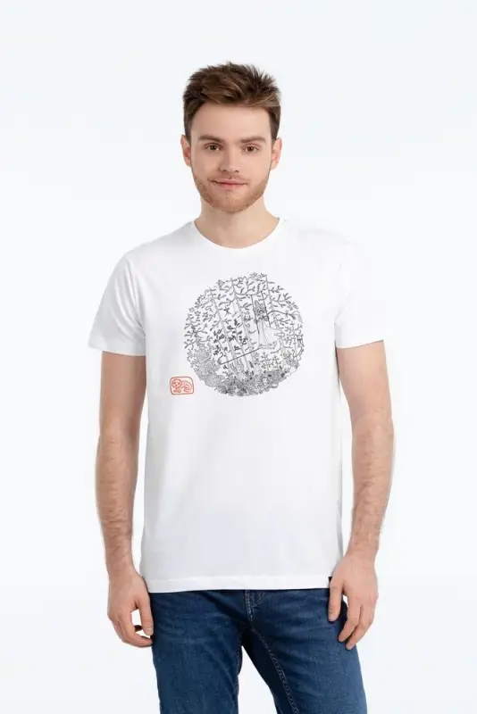 Футболка &laquo;Качели&raquo;, белая, размер S