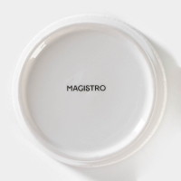 Банка для хранения сыпучих продуктов Magistro Сrotone, 600 мл, 12,5&times;15,4 см, фарфоровая, цвет белый