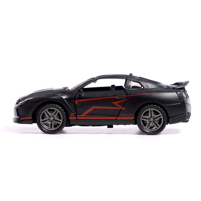 Машина металлическая «Ночные гонки», инерционная, 1:32, открываются двери, звуковые и световые эффекты, цвет чёрный Машина металлическая «Ночные гонки», инерционная, 1:32, открываются двери, звуковые и световые эффекты, цвет чёрный