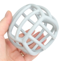 Прорезыватель силиконовый &laquo;Шар&raquo;, цвет серый, Mum&Baby