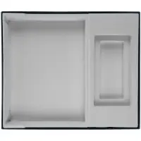 Коробка Overlap с ложементом под ежедневник и аккумулятор, ver.2, синяя Коробка Overlap с ложементом под ежедневник и аккумулятор, ver.2, синяя