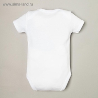 Боди Крошка Я "Первый НГ", рост 74-80 см, белый