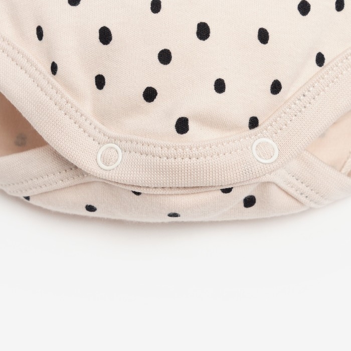 Боди детское с длинным рукавом Крошка Я «Киса», рост 74-80 см, цвет бежевый Боди детское с длинным рукавом Крошка Я «Киса», рост 74-80 см, цвет бежевый