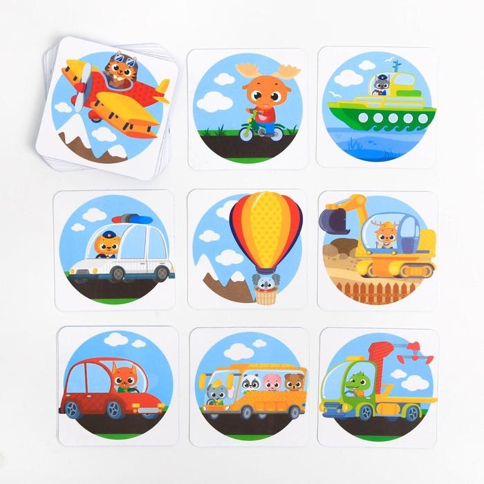Настольная игра &laquo;Мемо. Транспорт&raquo;, 28 карт, 3+