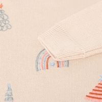 Костюм вязаный Крошка Я "Новогодние игрушки" рост 80-86 см