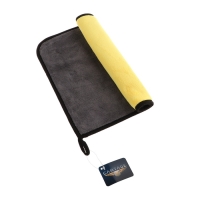 Тряпка для автомобиля CARTAGE, микрофибра, 800 г/м², 30×40 cм, желто-серая Тряпка для автомобиля CARTAGE, микрофибра, 800 г/м², 30×40 cм, желто-серая