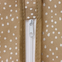 Чехол для одежды Доляна Points, ПВХ окно, 60×120 см, цвет бежевый Чехол для одежды Доляна Points, ПВХ окно, 60×120 см, цвет бежевый